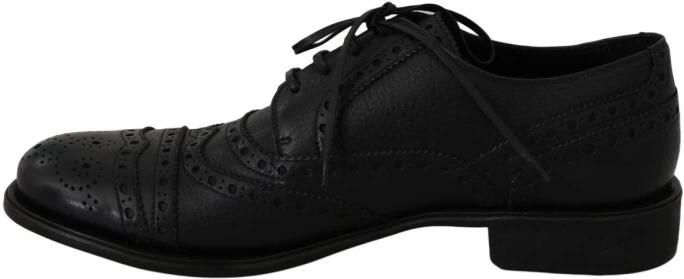Dolce & Gabbana Blauwe Leren Wingtip Oxford Jurkschoenen Blue Heren - Foto 5