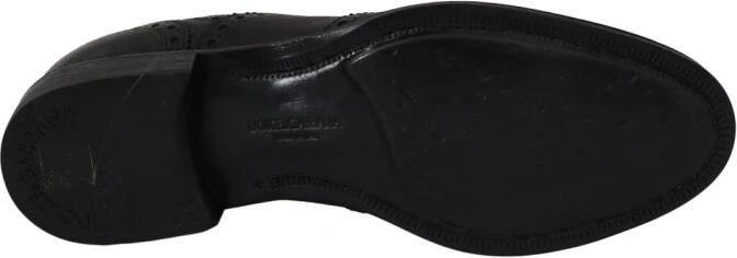 Dolce & Gabbana Blauwe Leren Wingtip Oxford Jurkschoenen Blue Heren - Foto 6