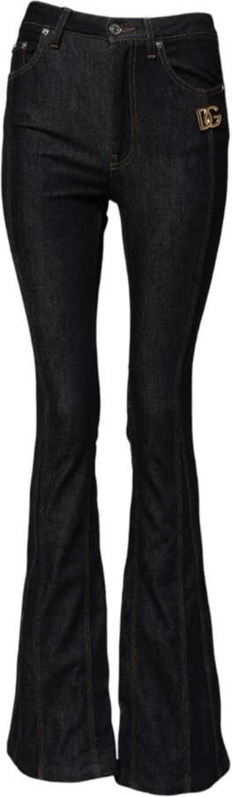 Dolce & Gabbana Mid Waist Bootcut Denim Jeans