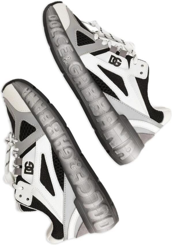 Dolce & Gabbana Bounce 12 Nylon en Kalfsleren Sneakers - Foto 2