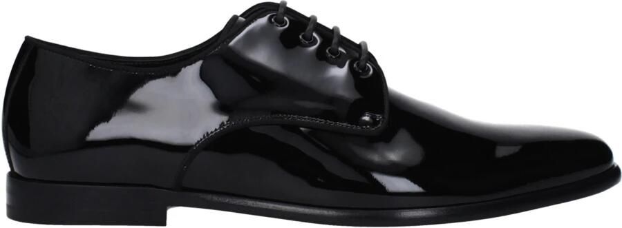 Dolce & Gabbana Zakelijke Schoenen Zwarte Derby Schoenen Black Heren
