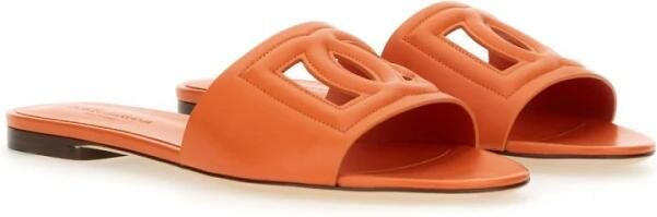Dolce & Gabbana Sandalen met reliëflogo Orange Dames - Foto 6