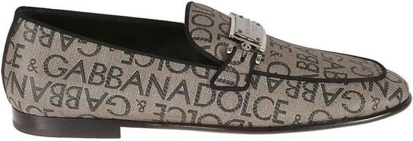 Dolce & Gabbana Calfskin Slip-On Loafers