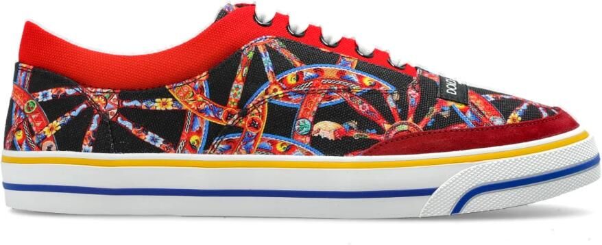 Dolce & Gabbana Carretto Print Sailing Sneakers