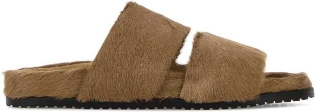 Dolce & Gabbana Casual Fur Sandalen