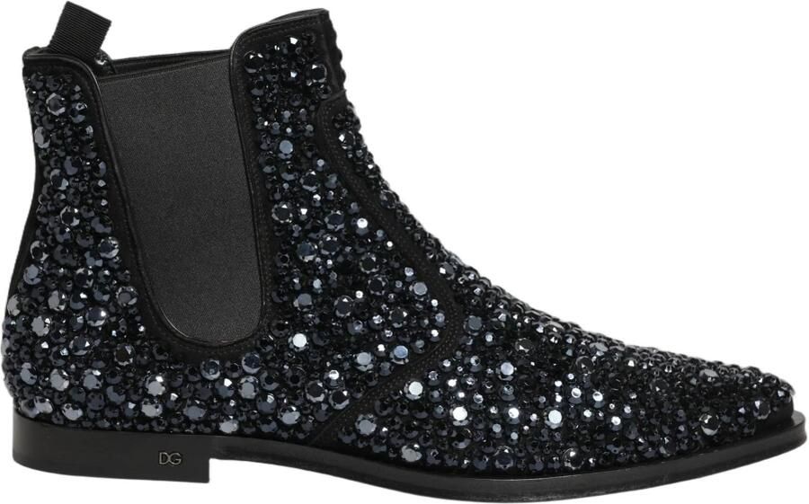 Dolce & Gabbana Chelsea enkellaarsjes met versiering - Foto 4