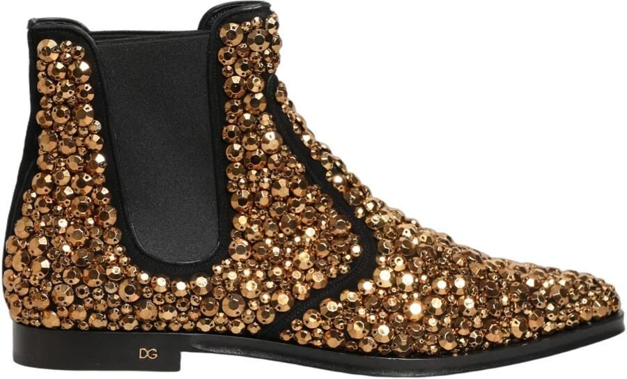 Dolce & Gabbana Chelsea enkellaarsjes met versiering - Foto 5
