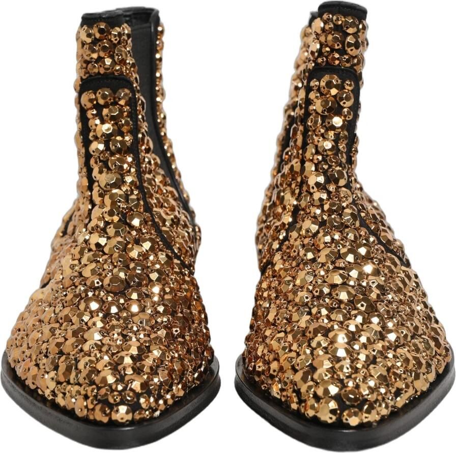 Dolce & Gabbana Chelsea enkellaarsjes met versiering - Foto 2