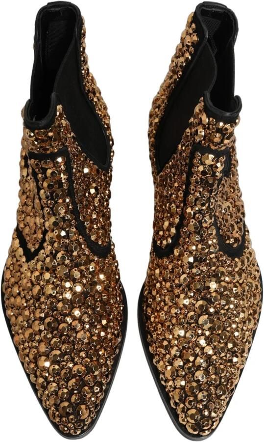 Dolce & Gabbana Chelsea enkellaarsjes met versiering - Foto 6