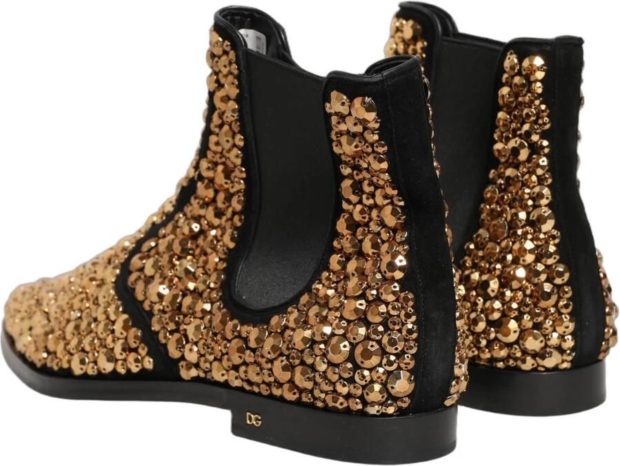 Dolce & Gabbana Chelsea enkellaarsjes met versiering - Foto 3