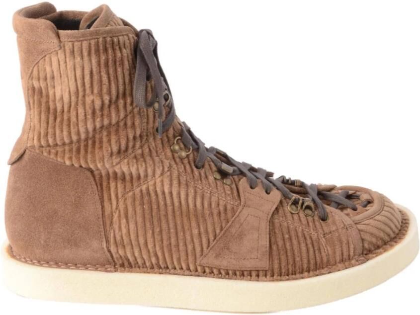 Dolce & Gabbana Corduroy Laarsjes met Veters