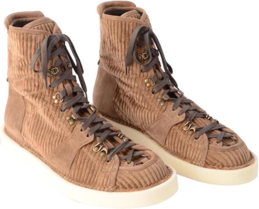 Dolce & Gabbana Corduroy Laarsjes met Veters - Foto 2