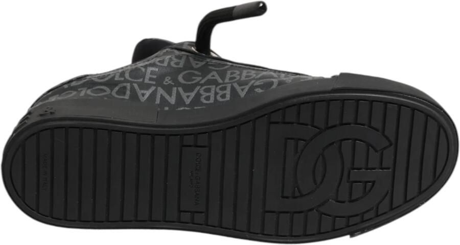 Dolce & Gabbana Cotton Denim Logo Low Top Sneakers