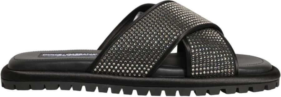 Dolce & Gabbana Criss-Cross Slide Sandalen - Foto 7