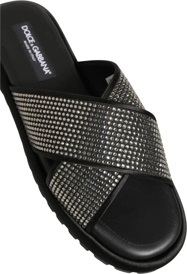 Dolce & Gabbana Criss-Cross Slide Sandalen - Foto 3