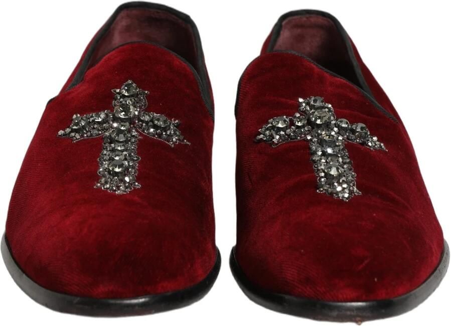 Dolce & Gabbana Cross Slip On Dress Loafers - Foto 3