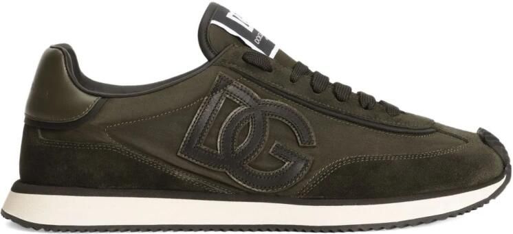 Dolce & Gabbana Cushion Canvas And Leather Sneakers
