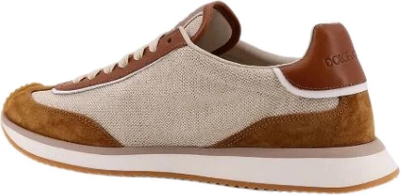 Dolce & Gabbana Cushion Canvas With Side Logo Sneakers - Foto 2