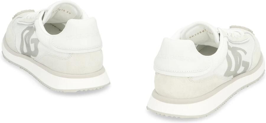 Dolce & Gabbana Witte Leren DG Kussen Sneakers - Foto 2