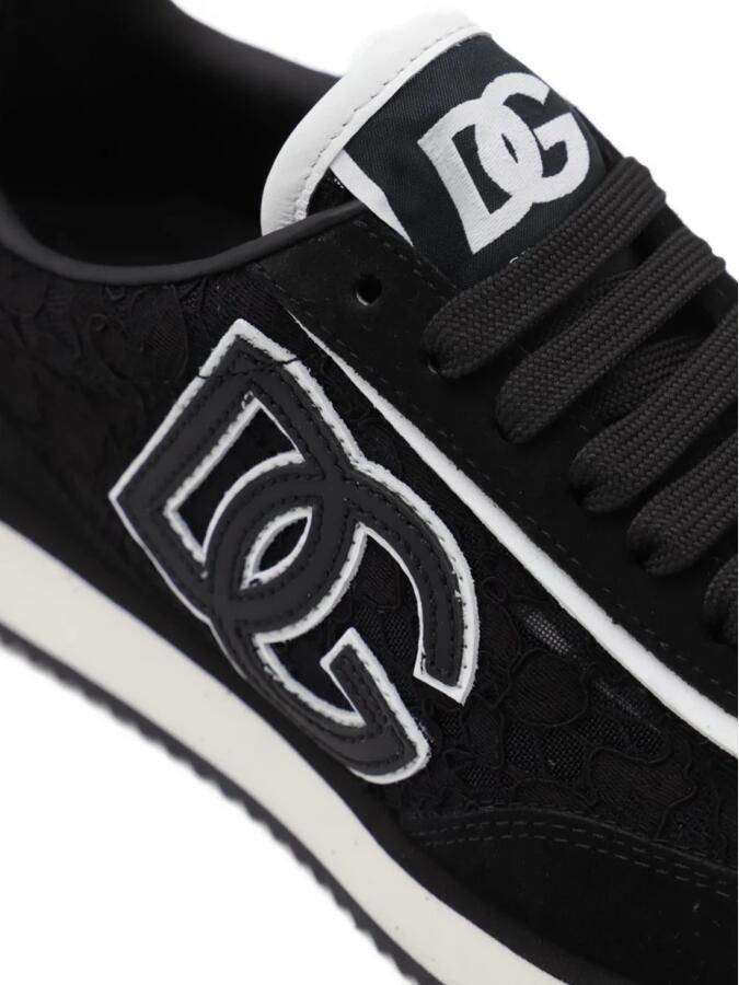 Dolce&Gabbana Low-Top Sneakers "Cushion" Sneakers – Black in zwart