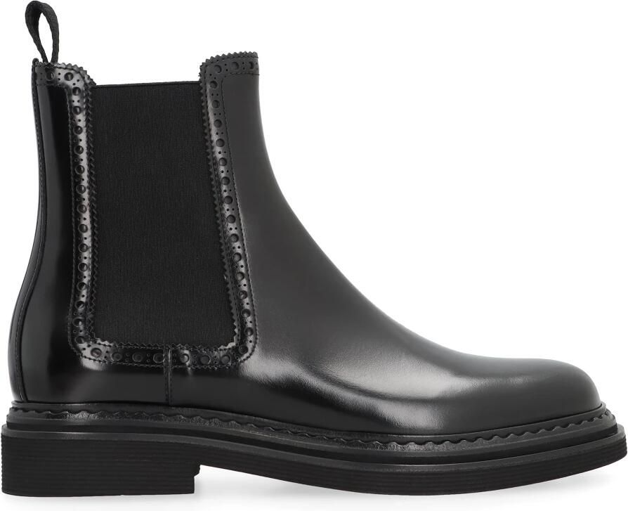 Dolce & Gabbana Klassieke Leren Chelsea Laarzen