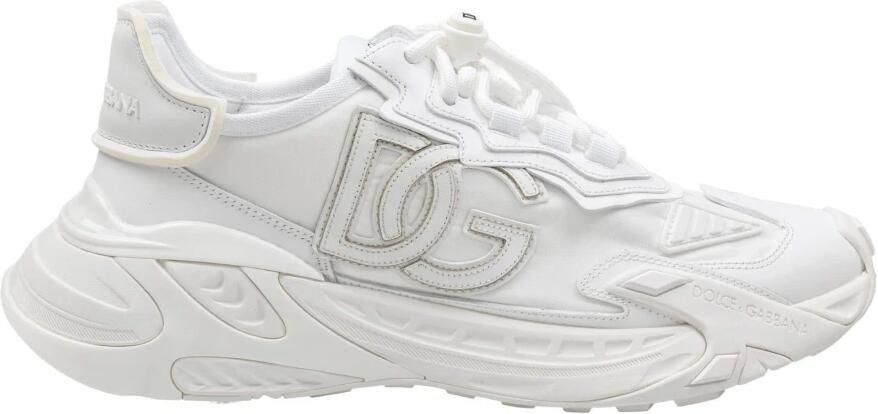 Dolce & Gabbana Logo Patch Lace-Up Sneakers Made in Italy - Foto 3