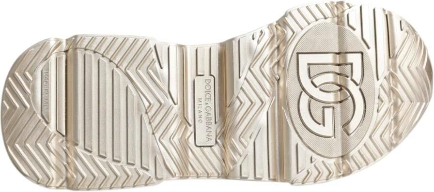 Dolce & Gabbana Iridescent Sequin Low-Top Sneakers met Rubberen Zool - Foto 2