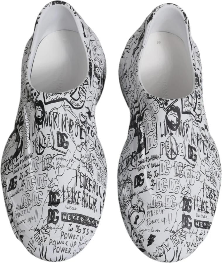 Dolce & Gabbana Graffiti Print Low Top Sneakers - Foto 2