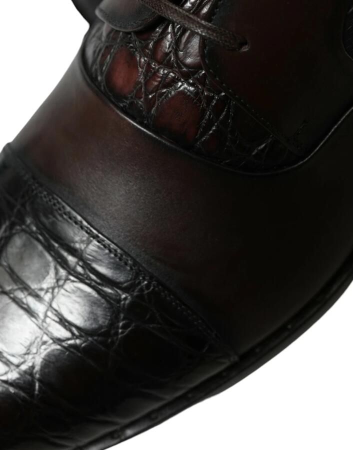 Dolce & Gabbana Exotische Lederen Formele Geklede Schoenen - Foto 3