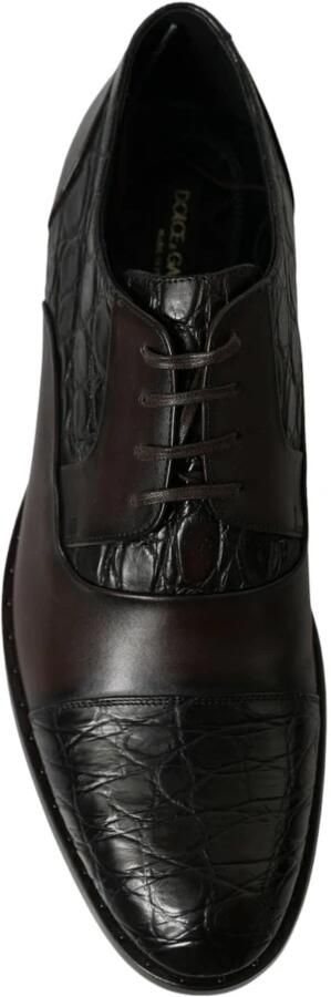 Dolce & Gabbana Exotische Lederen Formele Geklede Schoenen - Foto 7