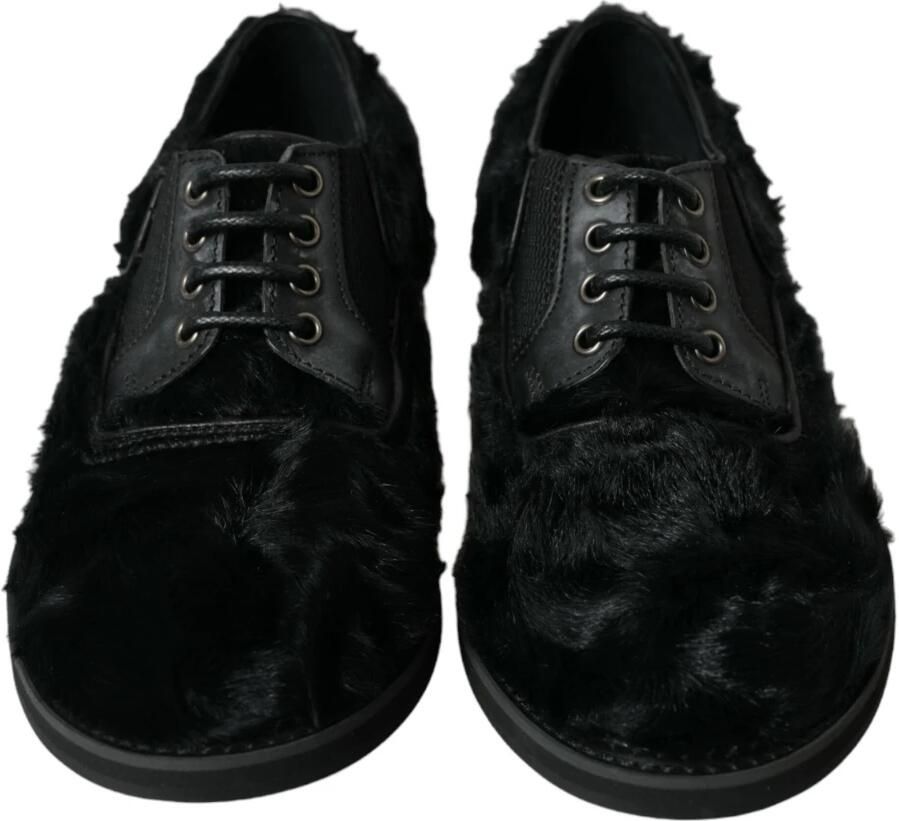 Dolce & Gabbana Leren Bont Lace Up Derby Dress Shoes - Foto 2