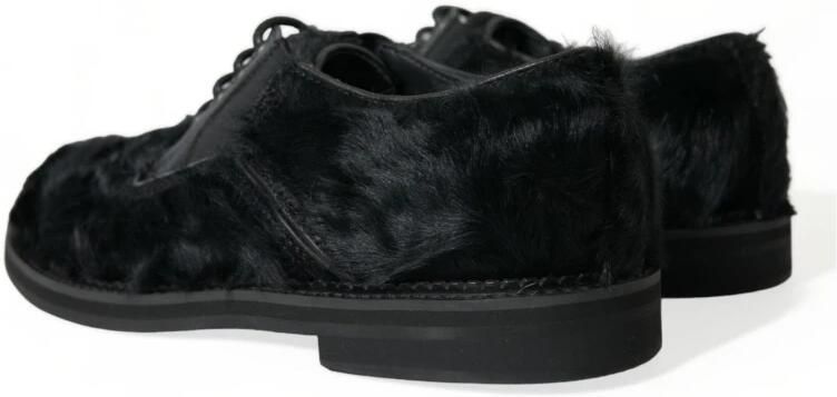Dolce & Gabbana Leren Bont Lace Up Derby Dress Shoes - Foto 7