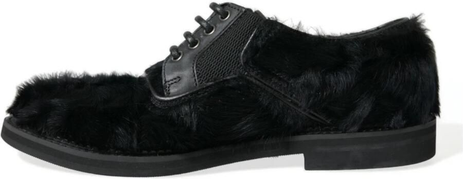 Dolce & Gabbana Leren Bont Lace Up Derby Dress Shoes - Foto 5