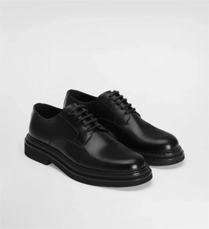Dolce & Gabbana Derby van geborsteld kalfsleer