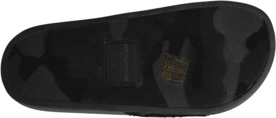 Dolce & Gabbana Devotion Matelassé leren slippers - Foto 2