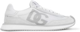 Dolce&Gabbana Low-Top Sneakers Low Air Fastening Dg Logo On The Side in wit