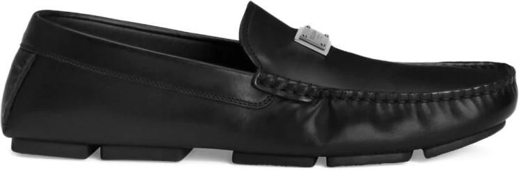 Dolce & Gabbana DG Driver Kalfsleren Loafers