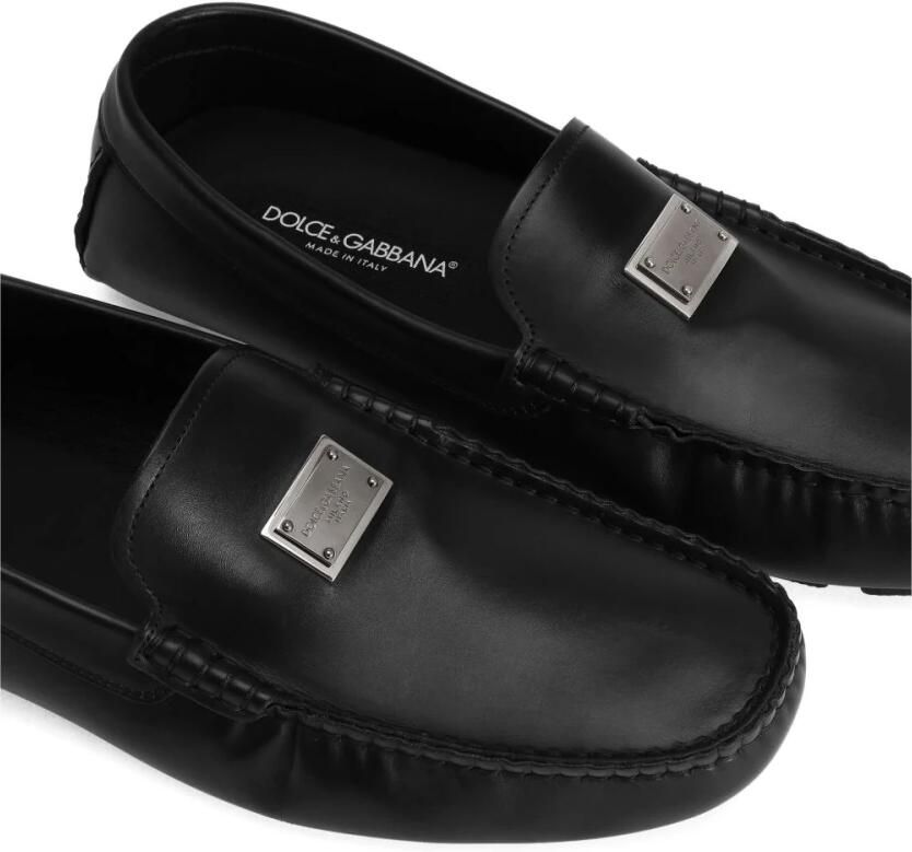 Dolce & Gabbana DG Driver Kalfsleren Loafers - Foto 2