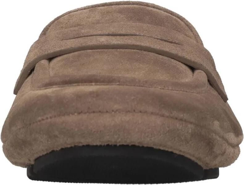 Dolce & Gabbana Suede Driver Schoenen met DG Logo Brown Heren - Foto 3