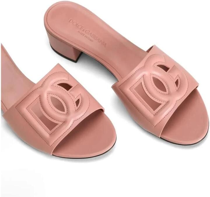 Dolce & Gabbana DG Logo Blokhak Muiltjes - Foto 2