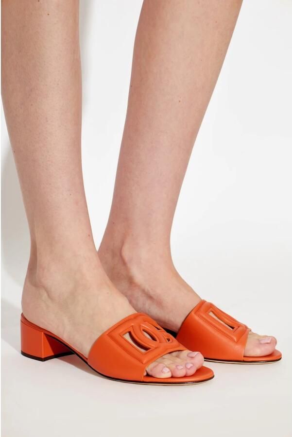 Dolce & Gabbana DG Logo Leren Mules - Foto 2