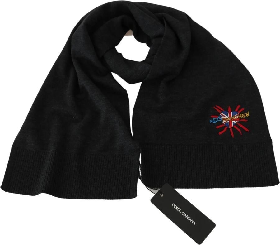 Dolce & Gabbana DGLovesLondon Wrap Shawl Wollen Sjaal
