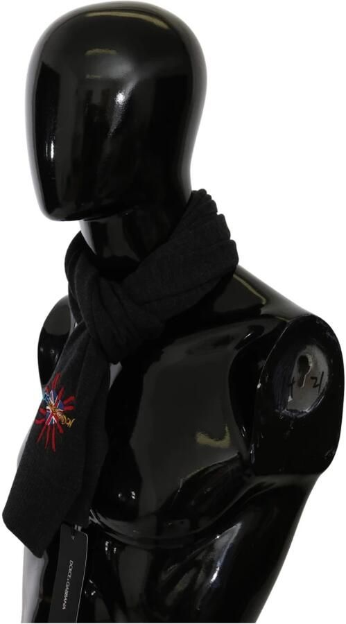 Dolce & Gabbana DGLovesLondon Wrap Shawl Wollen Sjaal - Foto 2