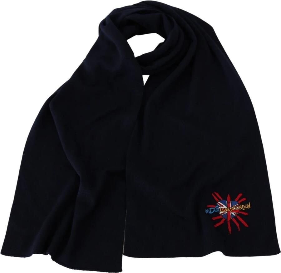 Dolce & Gabbana DGLovesLondon Wrap Shawl Wollen Sjaal