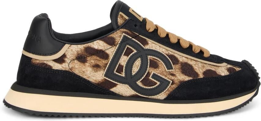 Dolce & Gabbana Leo-print Cushion Sneakers