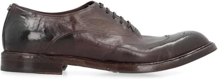 Dolce & Gabbana Distressed Leren Oxford Schoenen