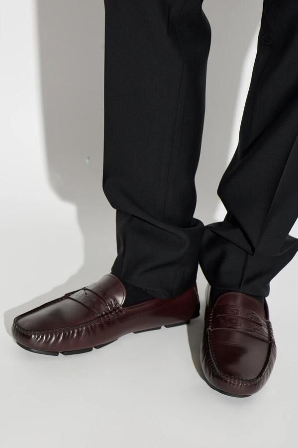 Dolce & Gabbana Driver Calfskin Slipper met krokodillen inzetstukken - Foto 2