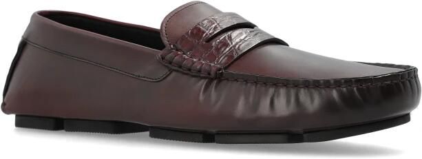 Dolce & Gabbana Driver Calfskin Slipper met krokodillen inzetstukken - Foto 6