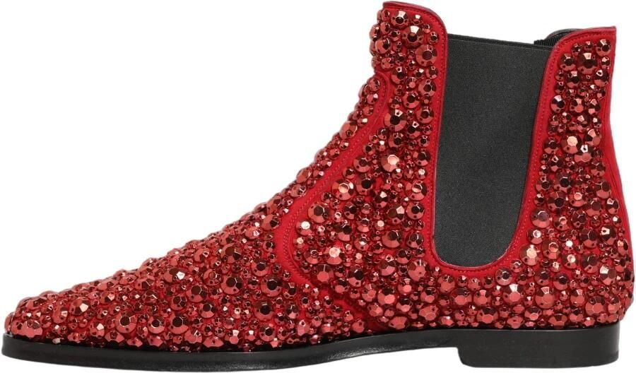 Dolce & Gabbana Embellished Chelsea Enkellaarsjes