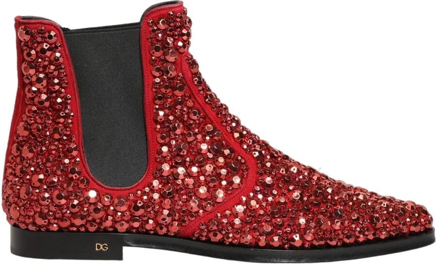 Dolce & Gabbana Embellished Chelsea Enkellaarsjes - Foto 5